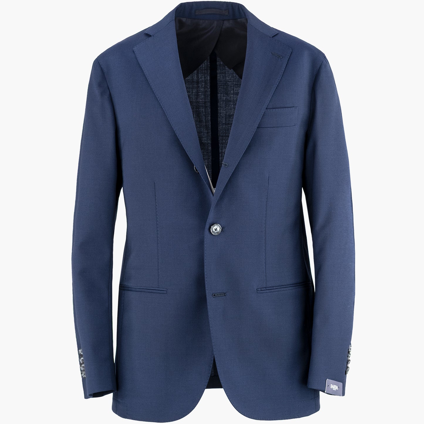 Abito BARBA Napoli Jimmy in Fresco Lana Stretch Blu 2