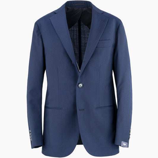 Abito BARBA Napoli Jimmy in Fresco Lana Stretch Blu 2