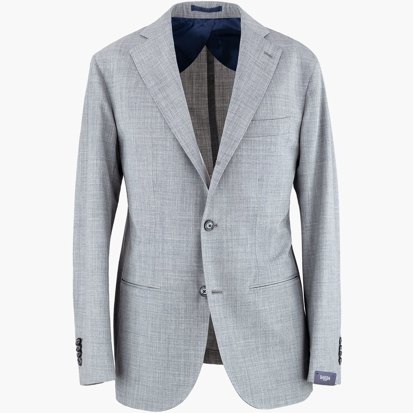 Abito BARBA Napoli Jimmy in Fresco Lana Stretch Grigio Medio 2