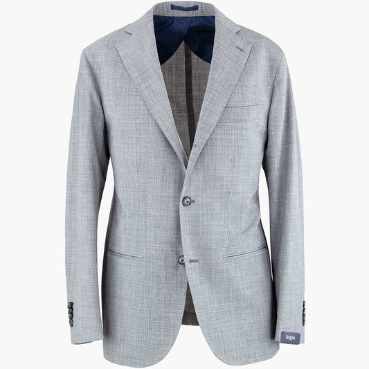 Abito BARBA Napoli Jimmy in Fresco Lana Stretch Grigio Medio 2