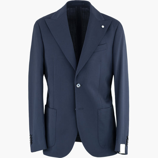 Abito LBM Steve in Fresco Lana Vergine Blu Navy