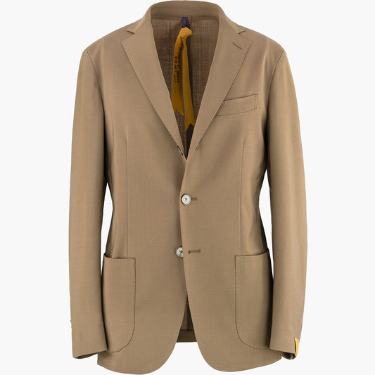 Abito SANTANIELLO il Viaggiatore in Lana Stretch Nocciola PE25 2