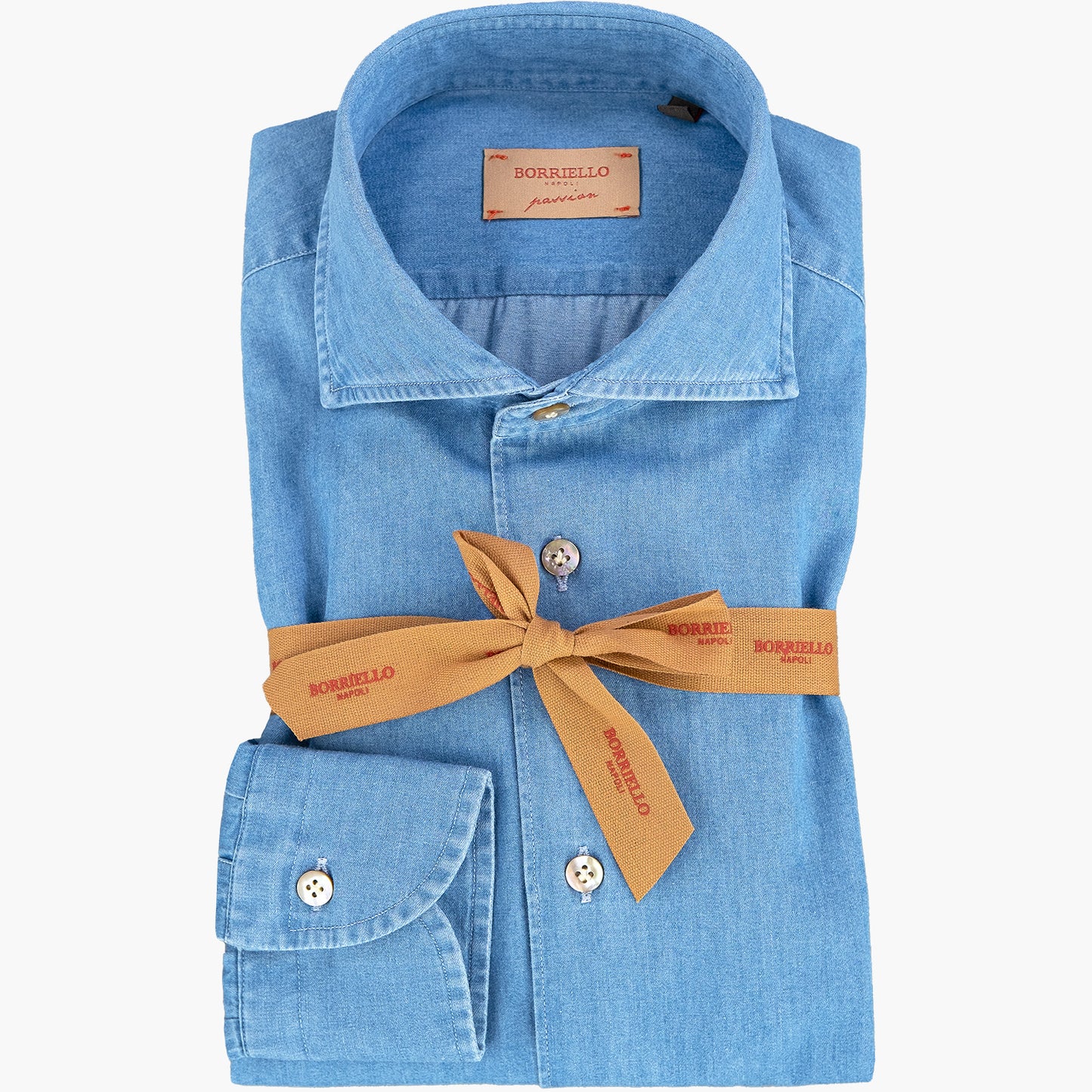 Camicia BORRIELLO in Cotone Denim