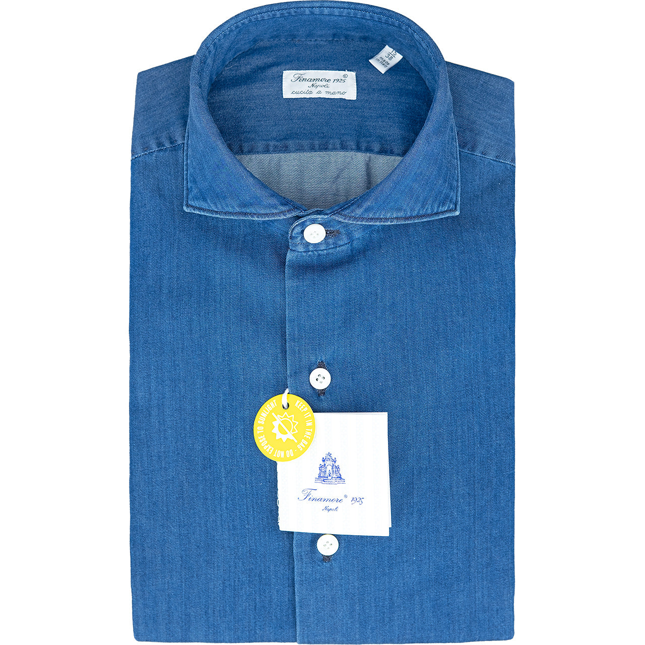 Camicia FINAMORE Milano in Cotone Denim