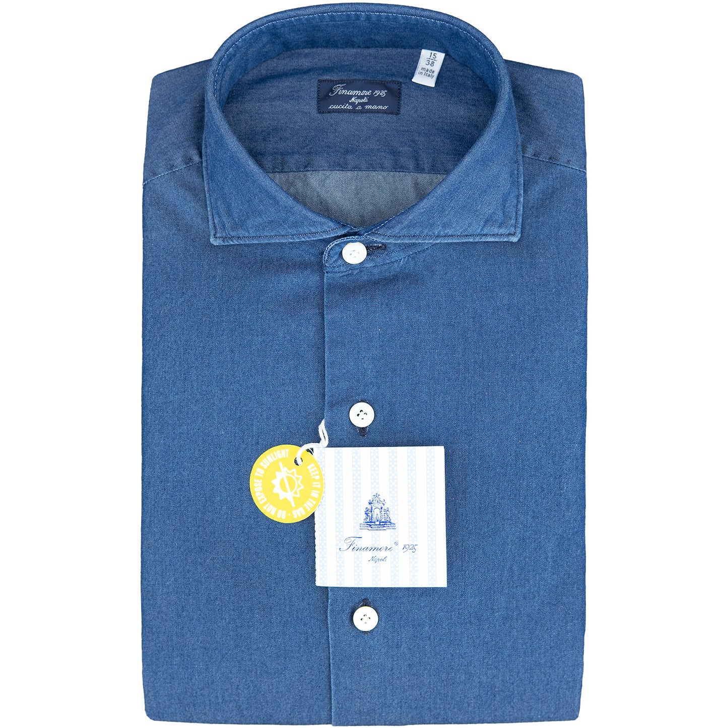 Camicia FINAMORE Milano in Cotone Denim