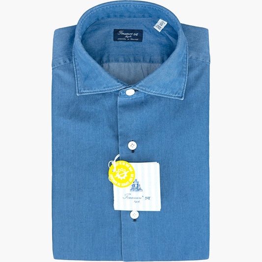 Camicia FINAMORE Milano in Cotone Denim