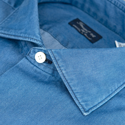 Camicia FINAMORE Milano in Cotone Denim
