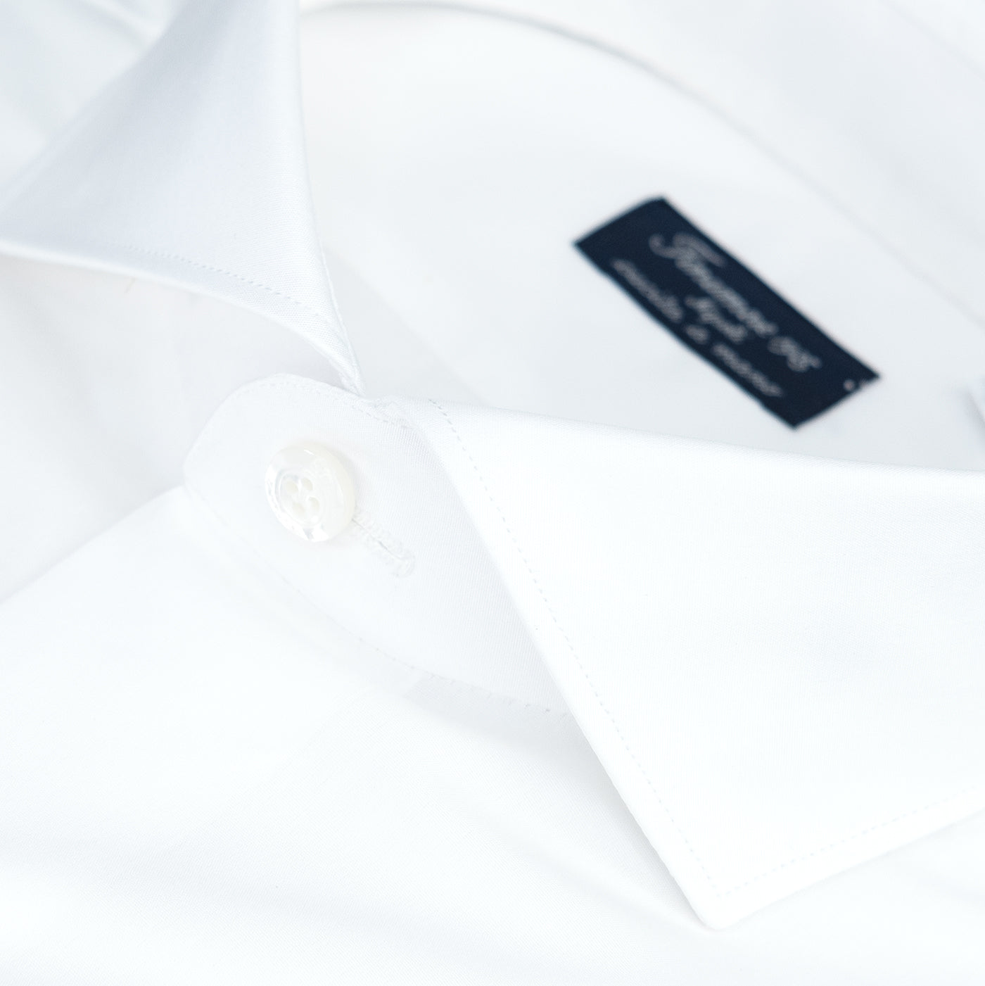 Camicia FINAMORE Milano in Cotone Alumo Bianca