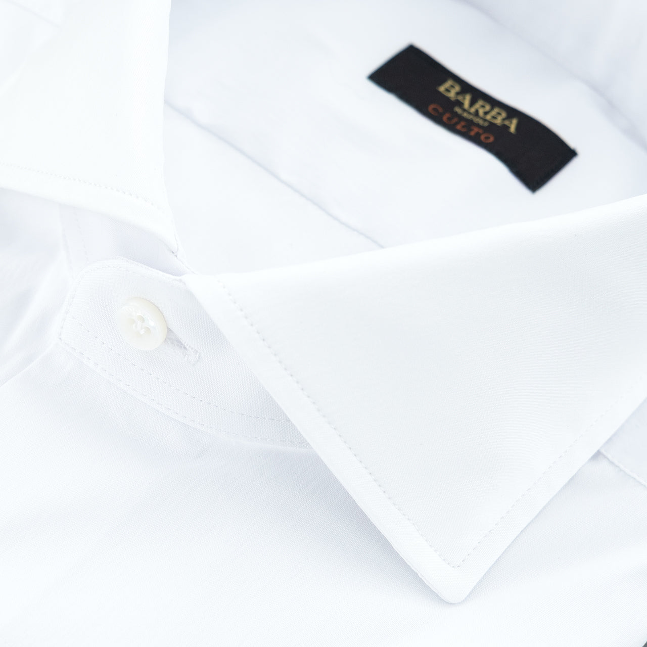 Camicia BARBA Napoli Culto Art. PZ2700 in Cotone Stretch Bianca