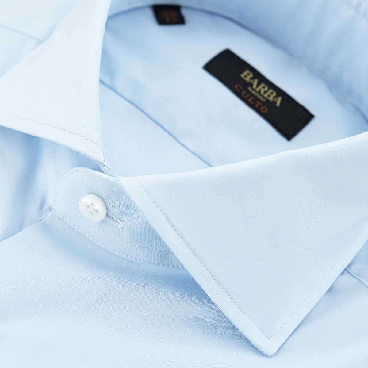 Camicia BARBA Napoli Culto Art. PZ2701U in Cotone Celeste 2