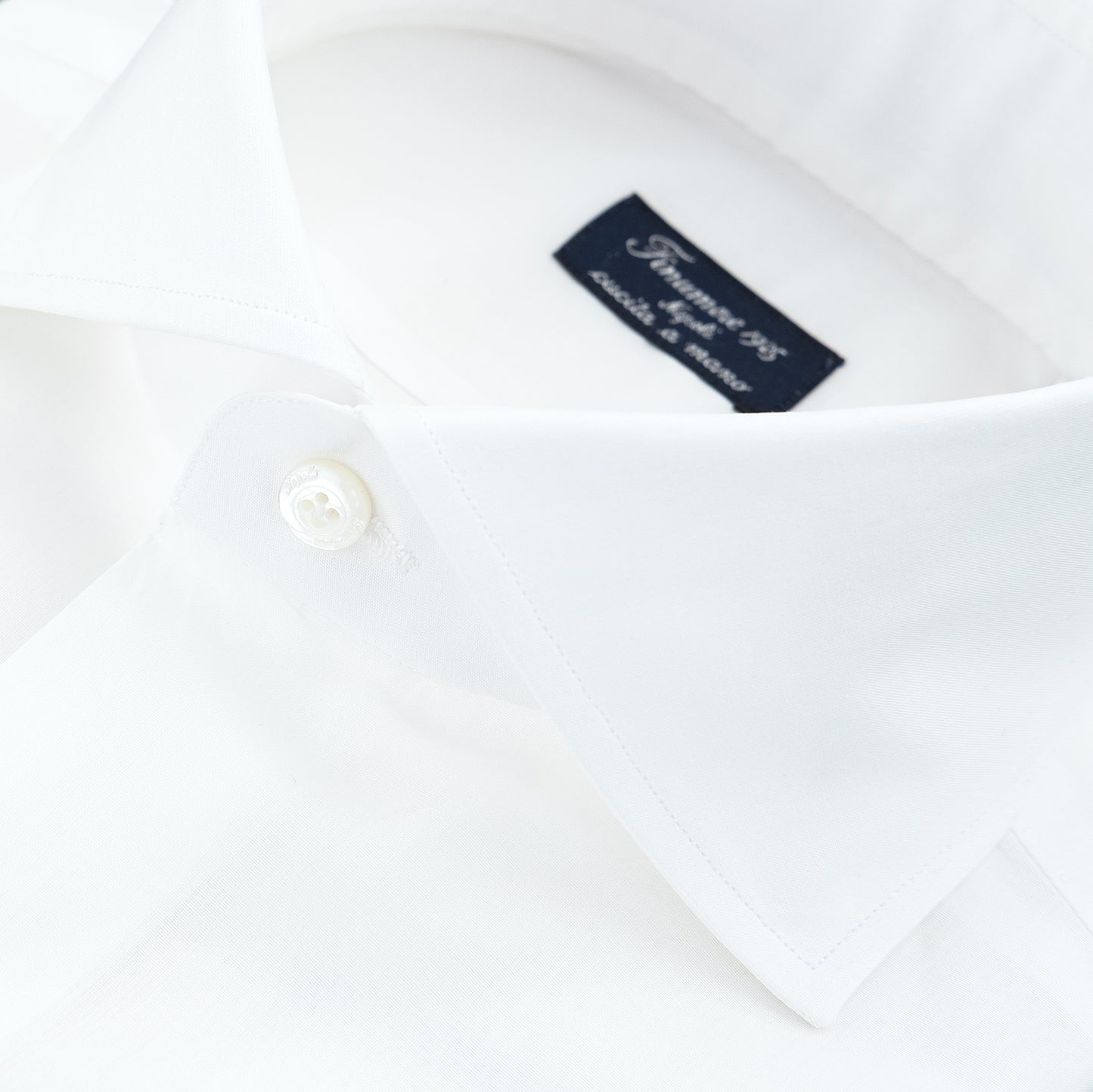 Camicia FINAMORE Napoli in Esclusivo Cotone 100% Carlo Riva Bianca 2