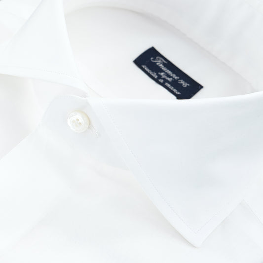 Camicia FINAMORE Napoli in Esclusivo Cotone 100% Carlo Riva Bianca 2
