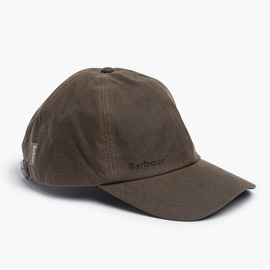 Cappello BARBOUR Wax Cap Art. MHA0005SN51 in Cotone Cerato Col. Olive