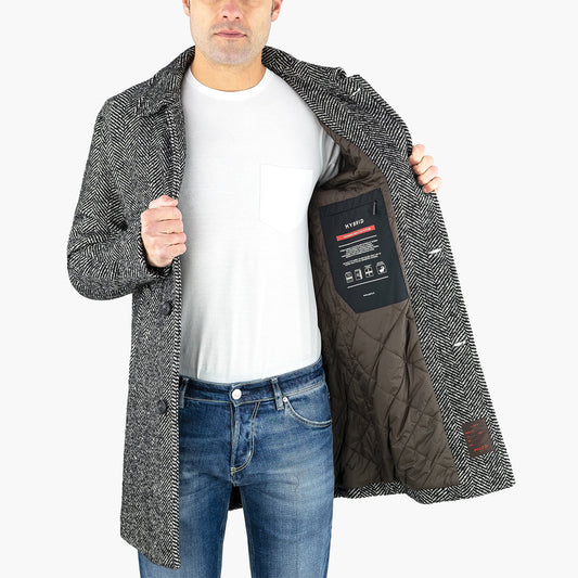 Cappotto PALTÒ Alfredo Neo Cashmere Insulation System Spinato Grigio 2