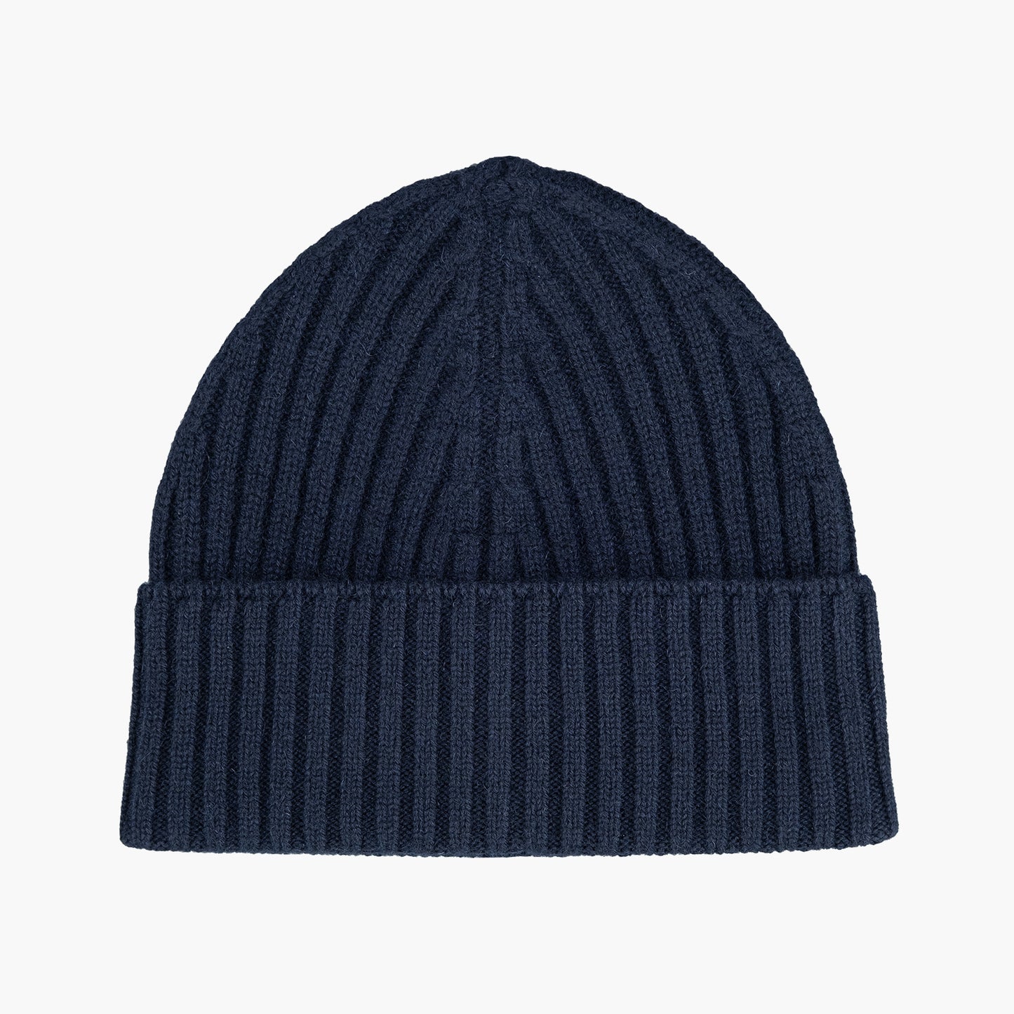 Cuffia KANGRA in Puro Cashmere Costa Inglese Blu Navy 25