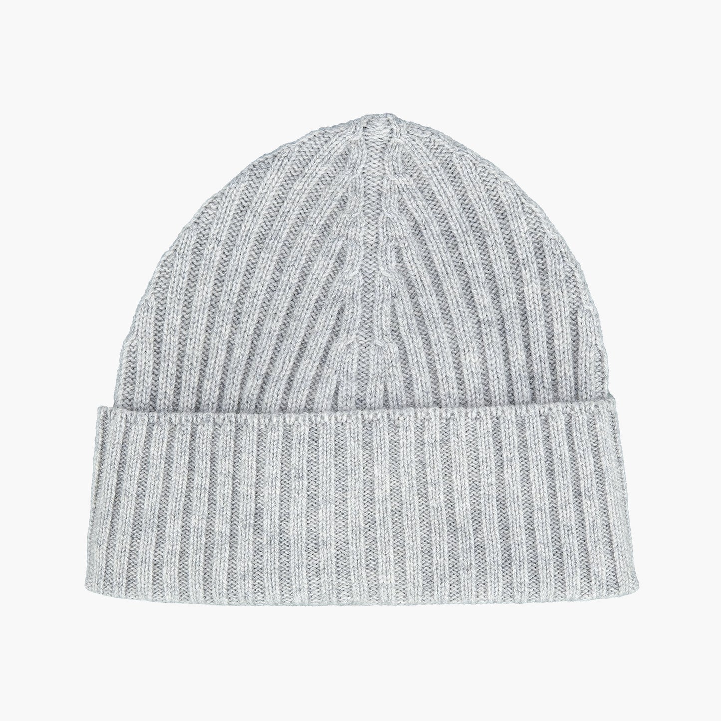 Cuffia KANGRA in Puro Cashmere Costa Inglese Grigio Chiaro 25