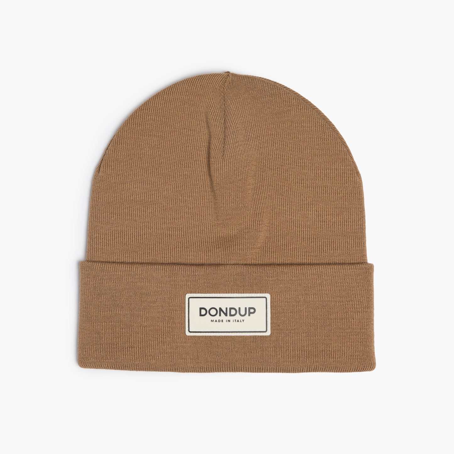 Cuffia DONDUP in Lana Tecnica con Logo Cammello