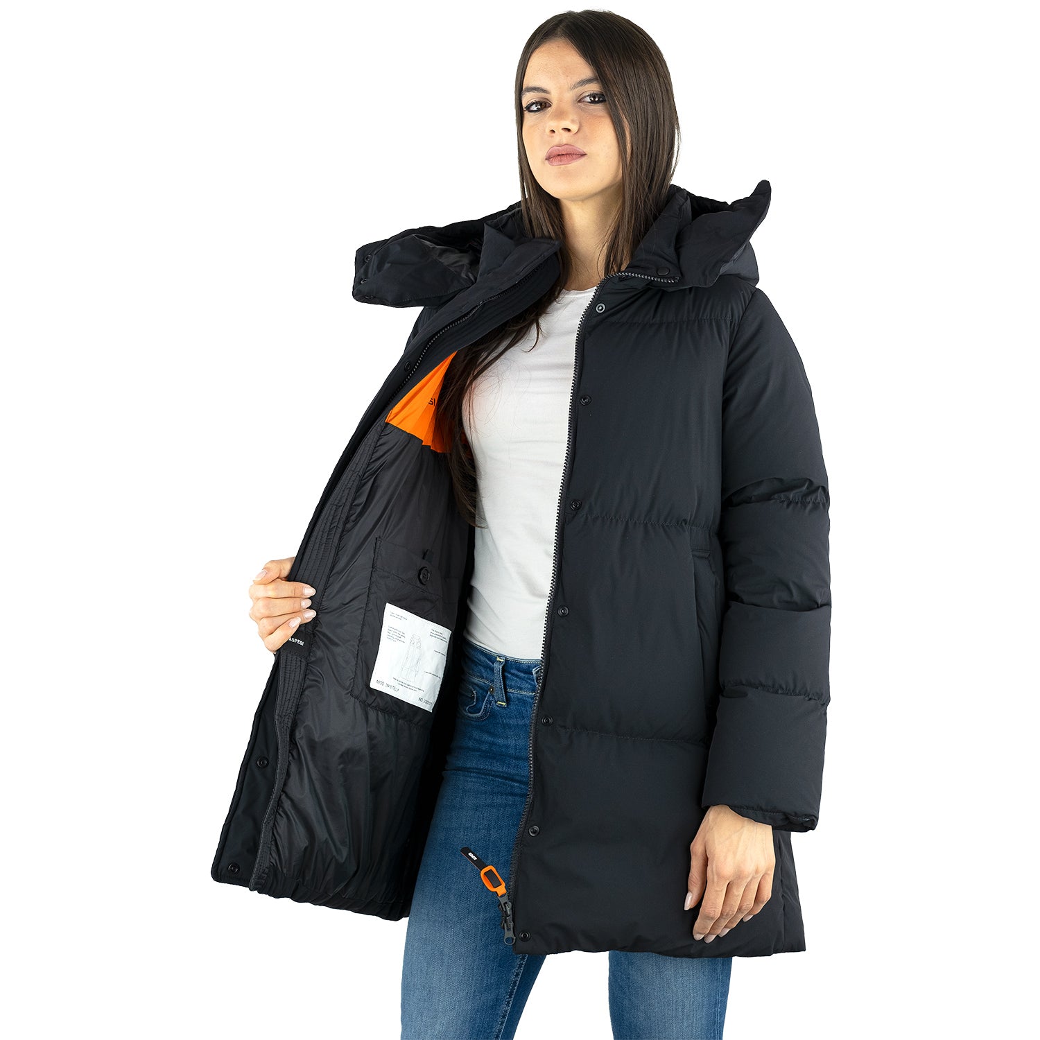 Piumino ASPESI Telly in Nylon Opaco Stretch Nero