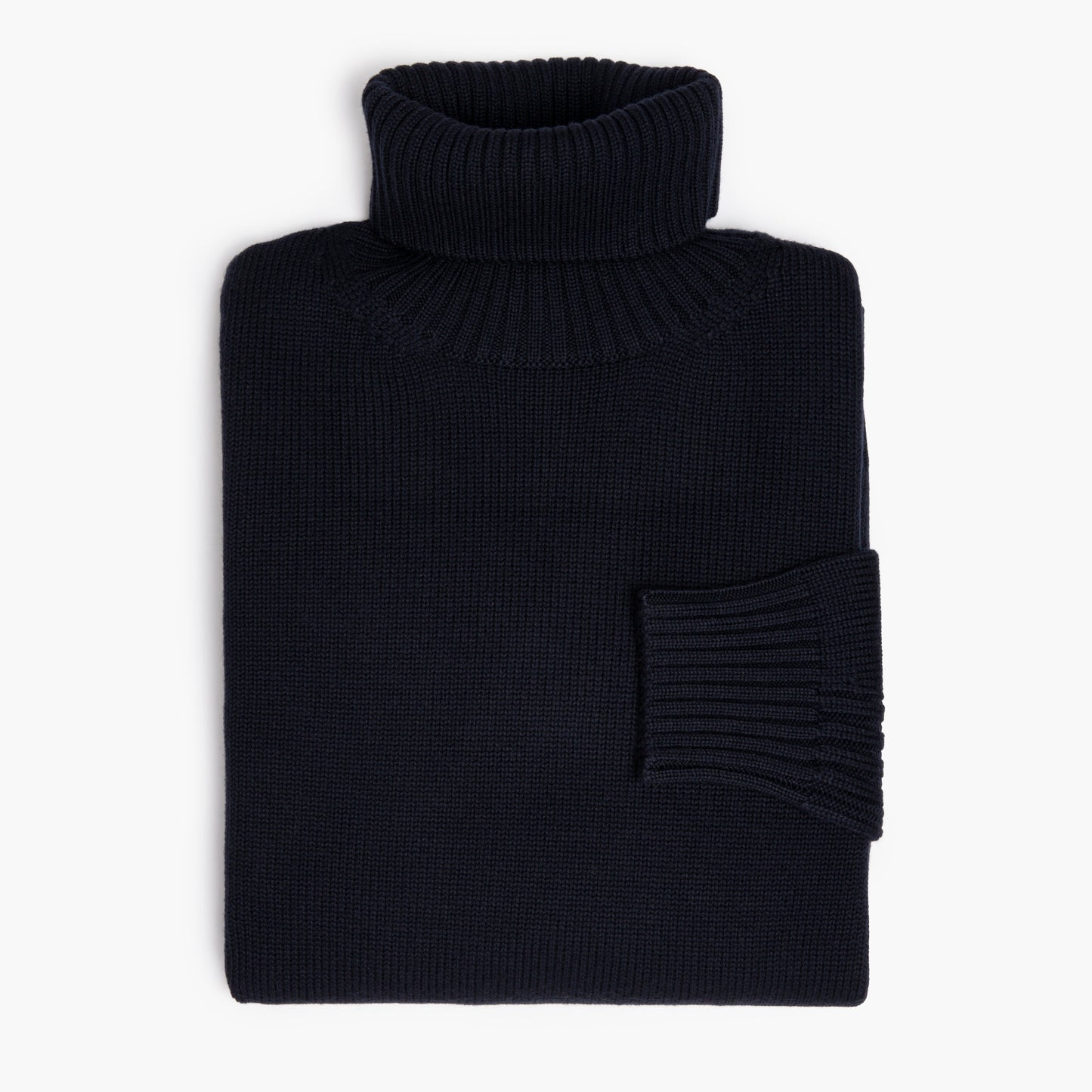 Dolcevita KANGRA in Pura Lana Merino Extrafine Blu Scuro