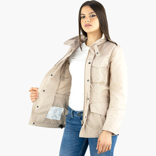 Field Jacket ASPESI Genette in Tessuto Tecnico Beige