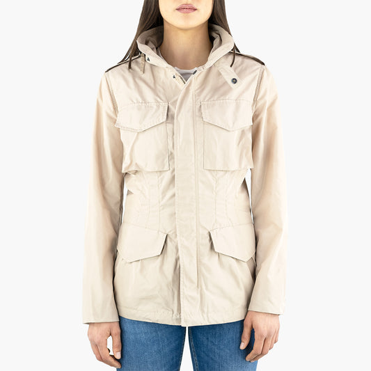 Field Jacket ASPESI Genette in Tessuto Tecnico Beige Chiaro
