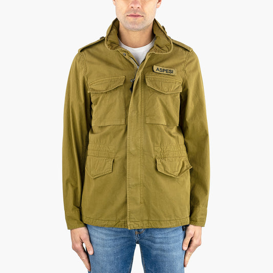 Field Jacket ASPESI Minifield Cot in Cotone Tabacco