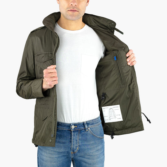 Field Jacket ASPESI Minifield Vento in Nylon Verde Militare