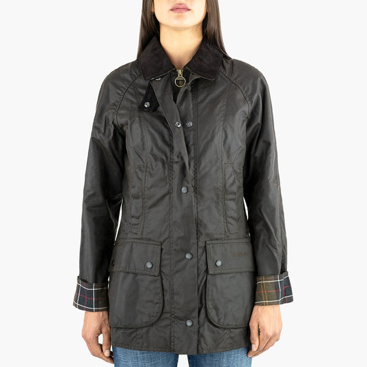 Giacca Cerata BARBOUR Beadnell Wax Jacket Olive