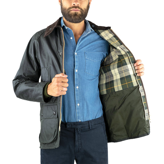 Giacca Cerata BARBOUR Bedale® Wax Jacket Sage