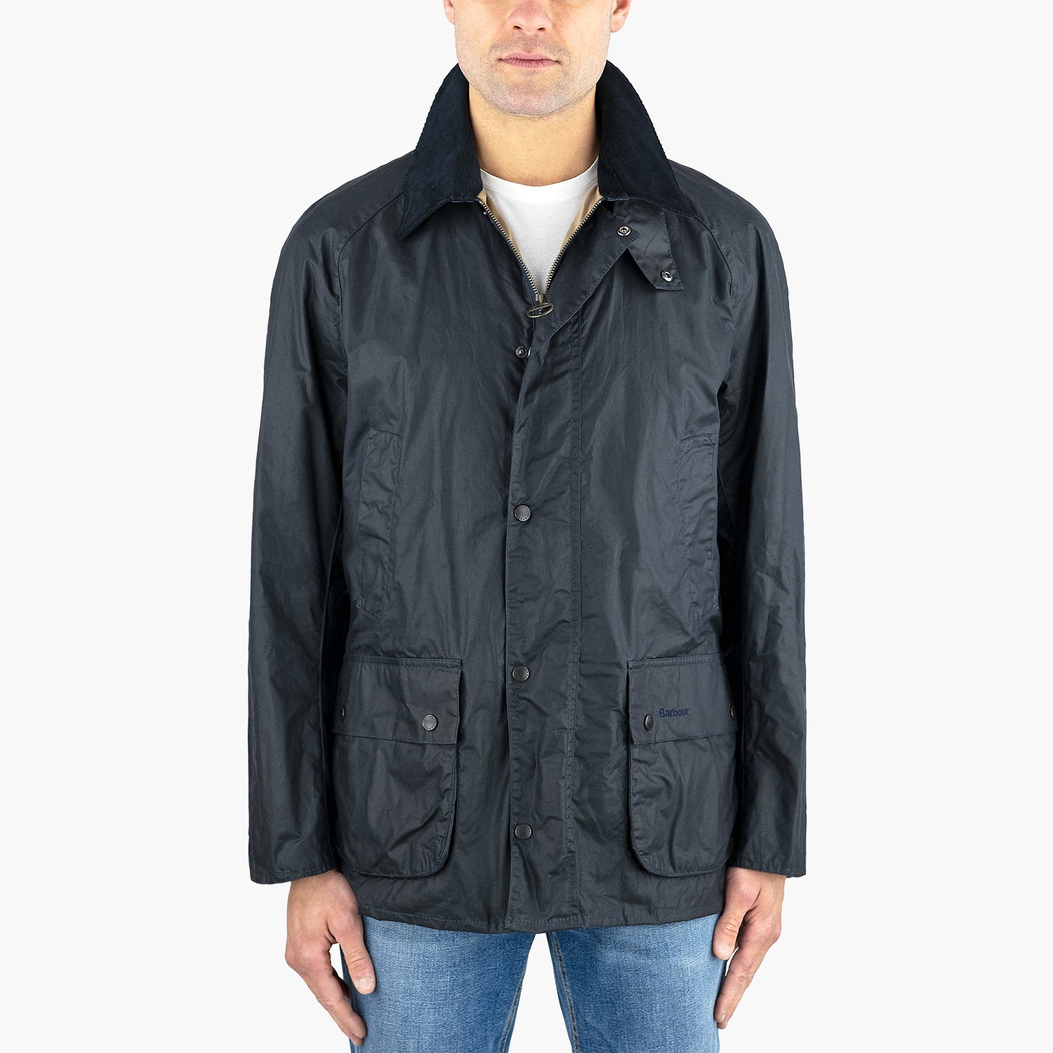 Giacca Cerata BARBOUR Lightweight Ashby Waxed Jacket Royal Navy LATTANZI