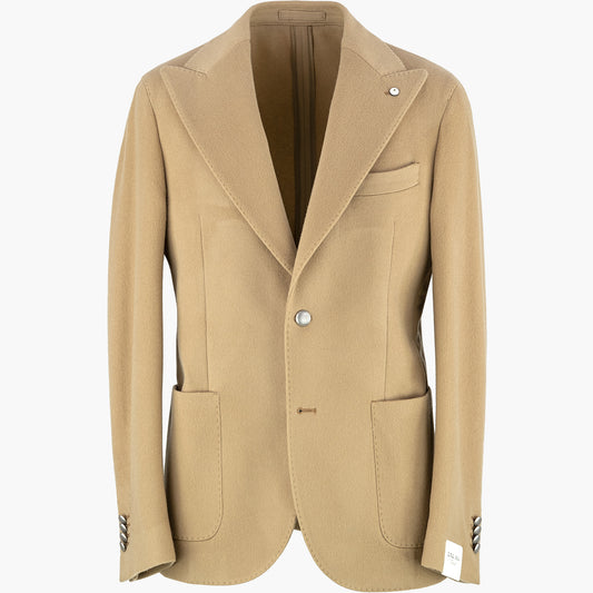 Giacca LBM Steve in Pura Lana Vergine Cammello