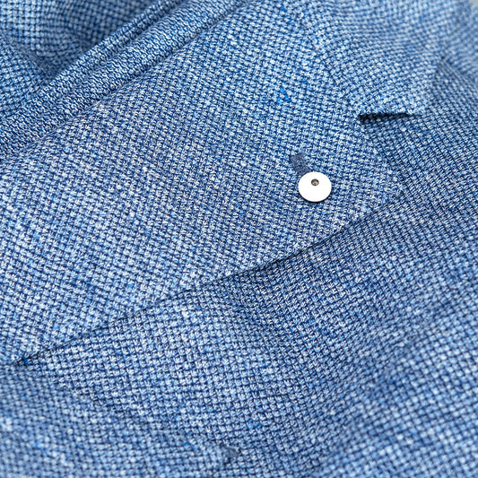 Giacca LBM Steve in Lino e Cotone Celeste