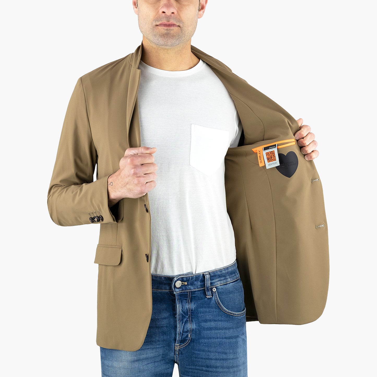 Giacca RRD Surflex Blazer 25050 Col. 84 Taupe PE25