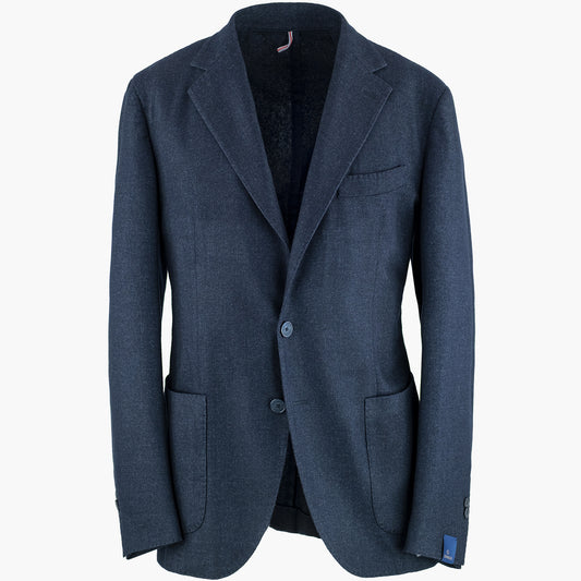 Giacca SANTANIELLO Art. TL2938 in Misto Lana Tinto Capo Col 79 Blu Navy