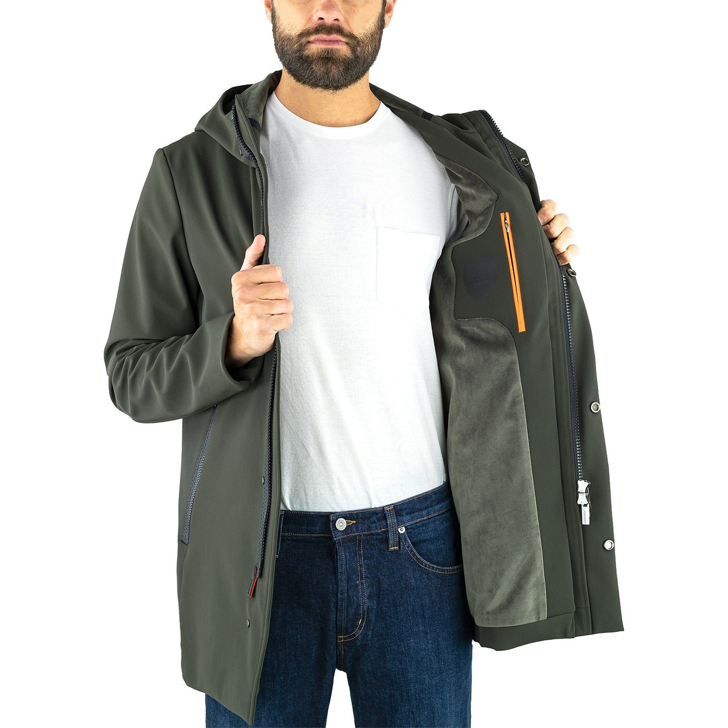 Giaccone RRD Winter Thermo Jkt W23010 Col. 21 Verde Militare