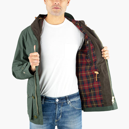 Giaccone Parka MANIFATTURA CECCARELLI Rain Weekender Coat 7070 DW Col. Dark Green 2