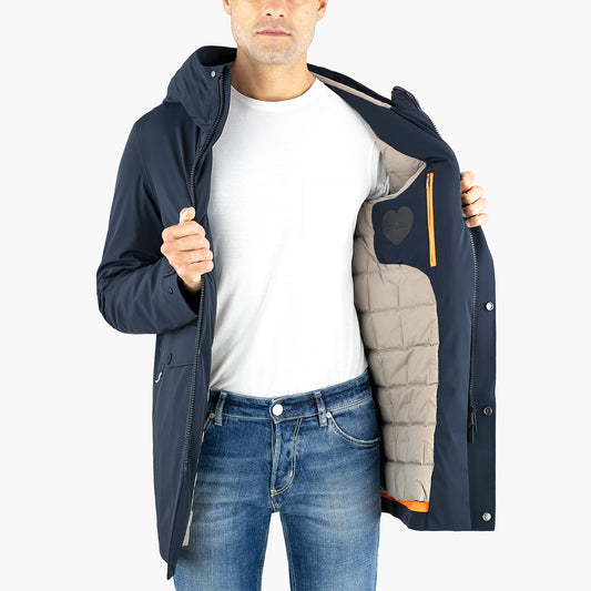 Giaccone RRD Egg Floating Parka Jkt Blue Black 25