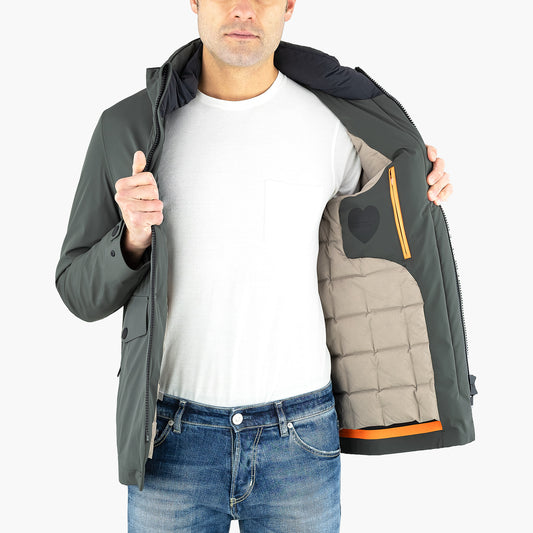 Giaccone RRD Egg Floating Field Jkt W24055 Col. 20 Forest Green