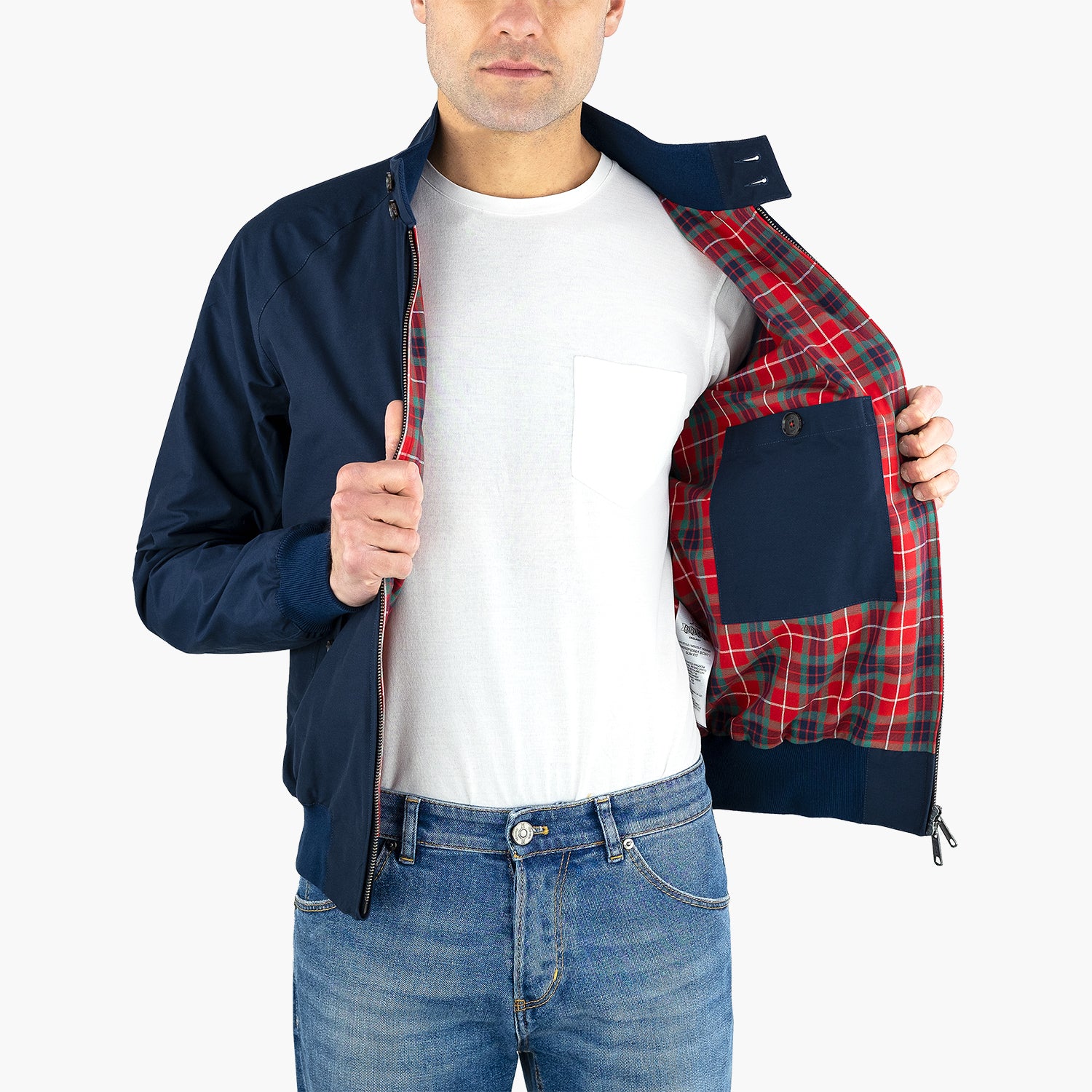 Giubbino BARACUTA G9 Harrington Jacket Navy