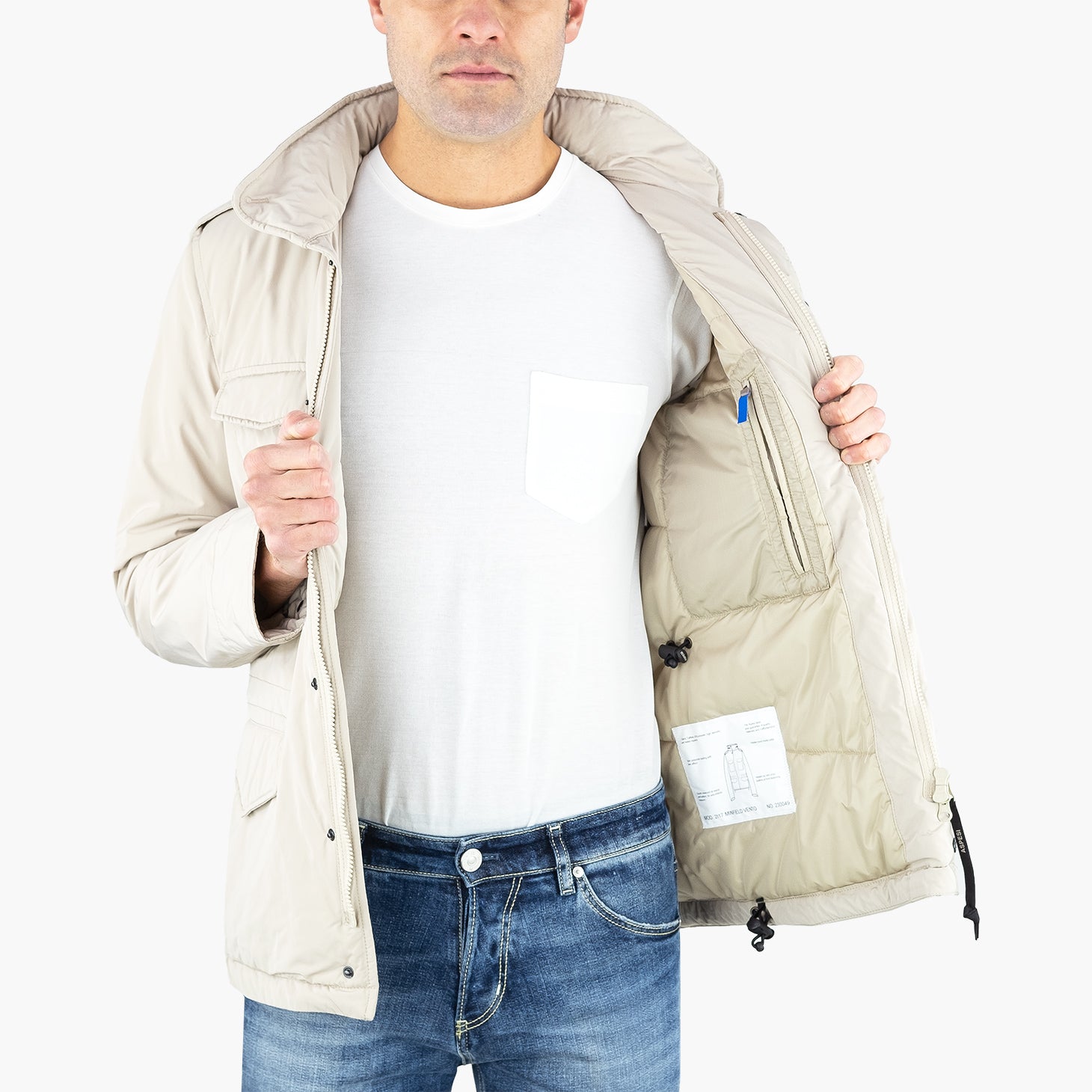 Giubbotto Field Jacket ASPESI Minifield Vento 2I17 G703 Col. 01045 Sabbia