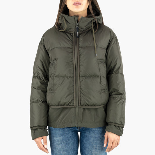 Giubbotto Piumino ASPESI Rona in Nylon Verde Militare B2