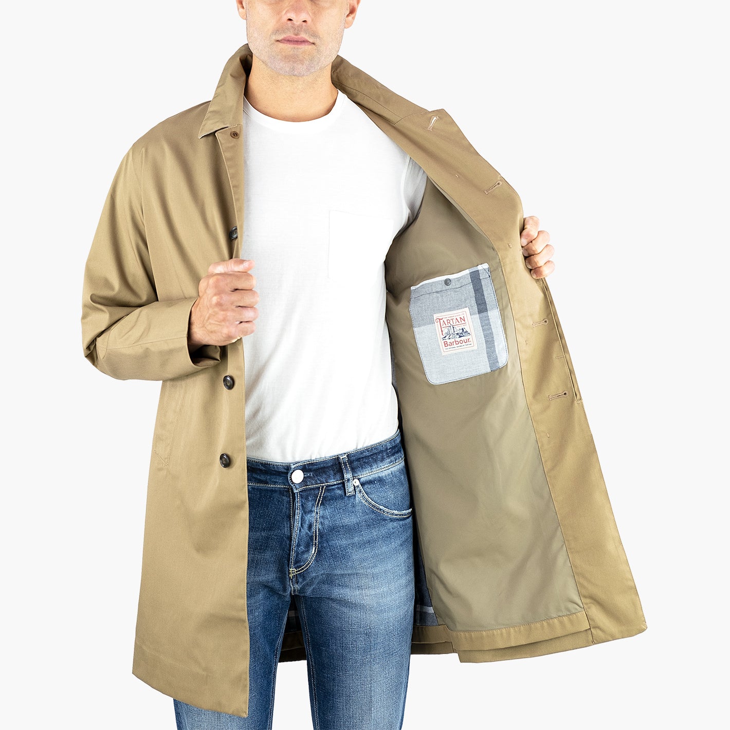 Impermeabile BARBOUR Lorden Waterproof Mac Sand 2
