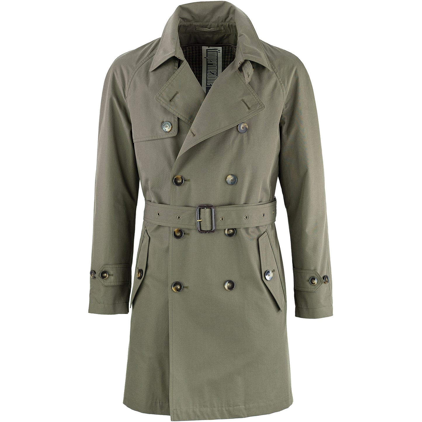 Impermeabile L'IMPERMEABILE Tony Doppiopetto Verde Militare