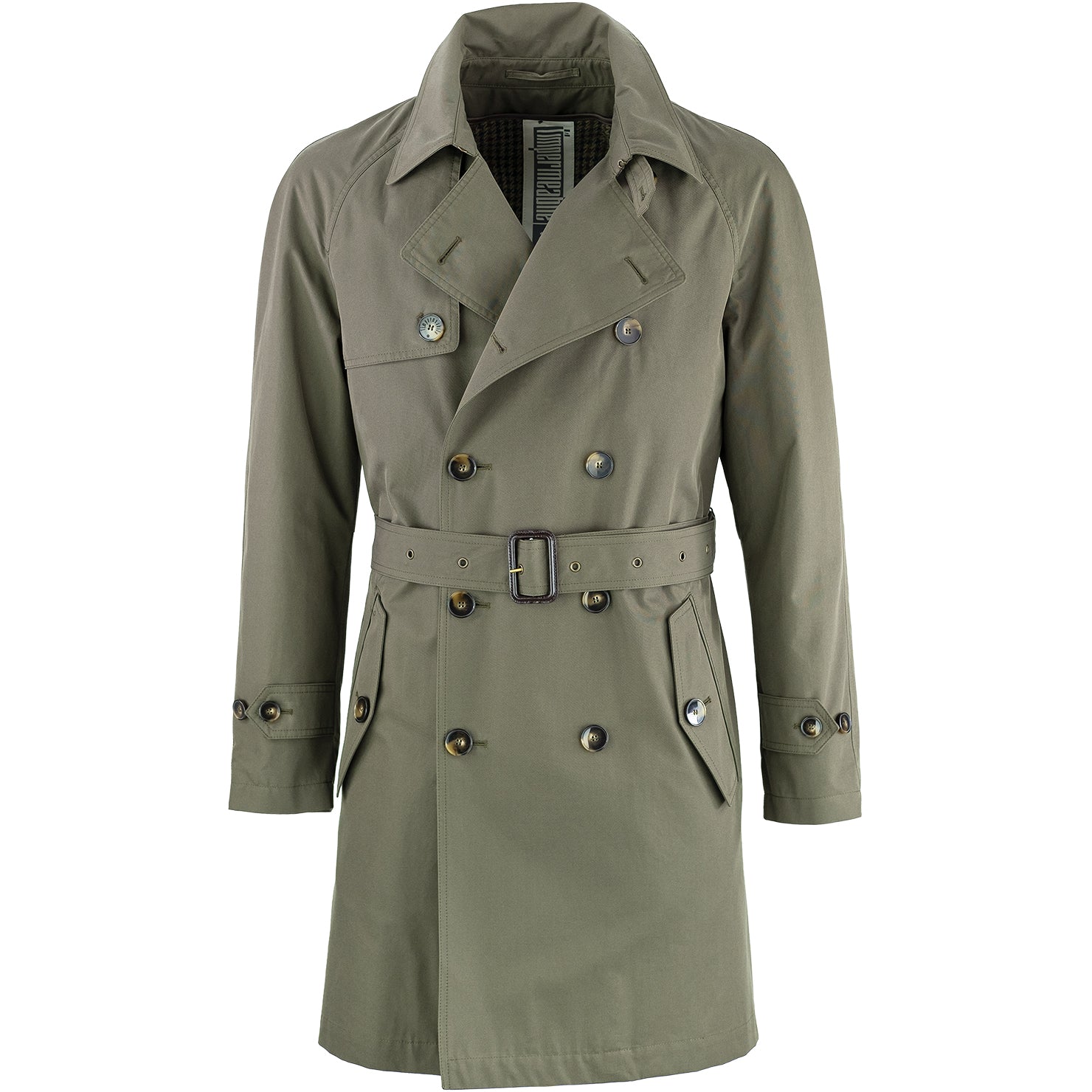 Impermeabile L'IMPERMEABILE Tony Doppiopetto Verde Militare