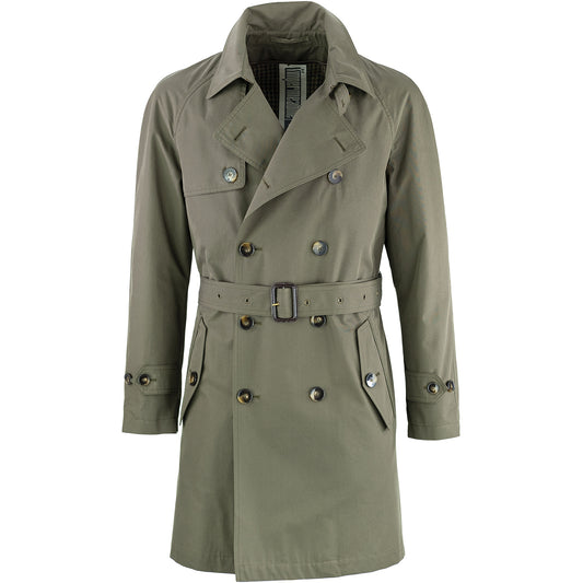 Impermeabile L'IMPERMEABILE Tony Doppiopetto Verde Militare