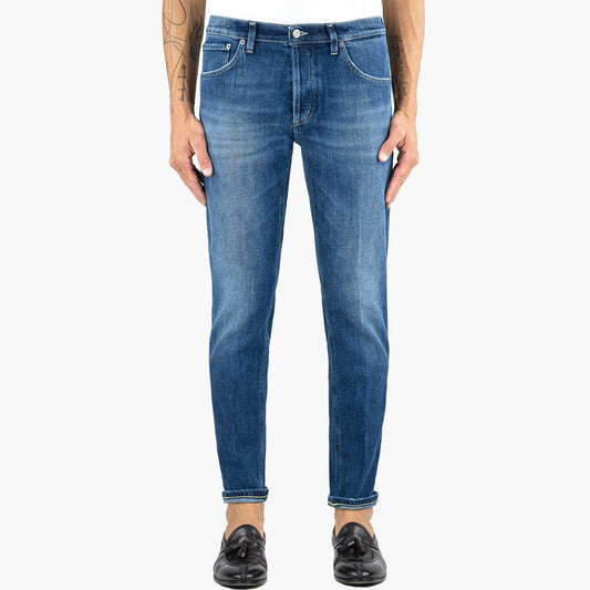 Jeans DONDUP Brighton in Denim Stretch Lavaggio Medio