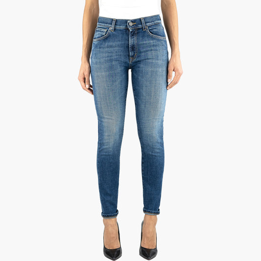 Jeans DONDUP Daila in Denim Stretch Organico Lavaggio Medio