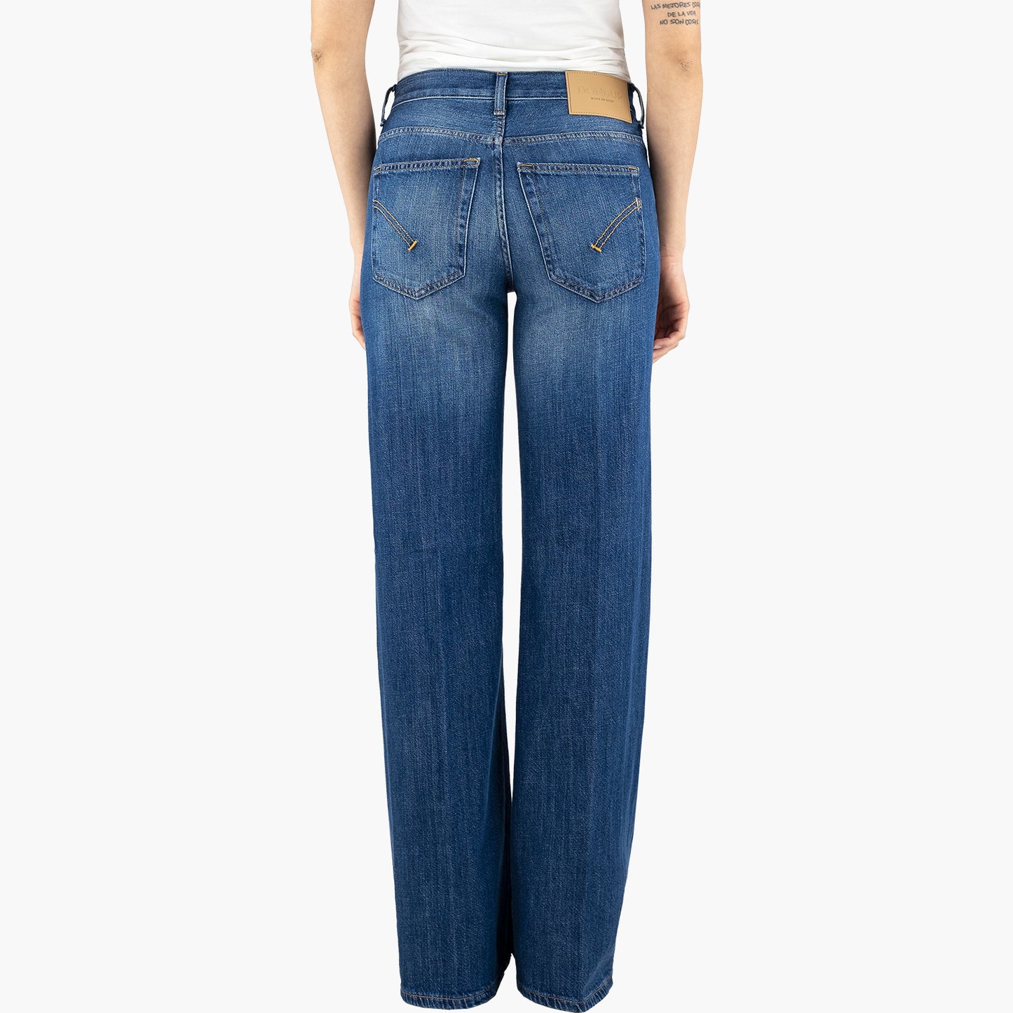 Jeans DONDUP Jacklyn DP427 DF0292D IO3 in Puro Denim Organico Col. 800 Lavaggio Medio