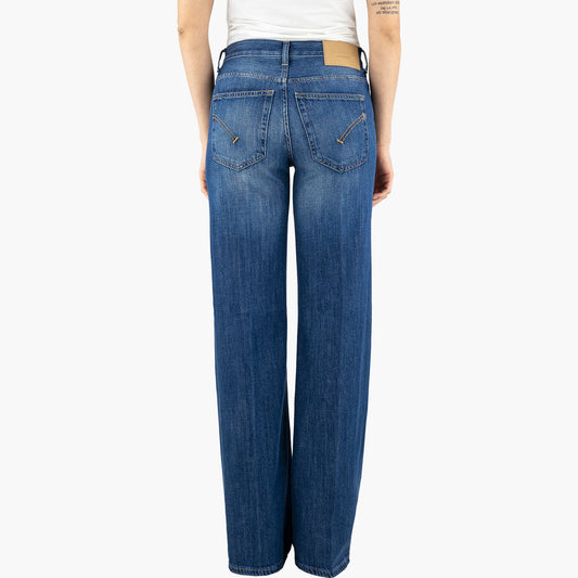 Jeans DONDUP Jacklyn DP427 DF0292D IO3 in Puro Denim Organico Col. 800 Lavaggio Medio