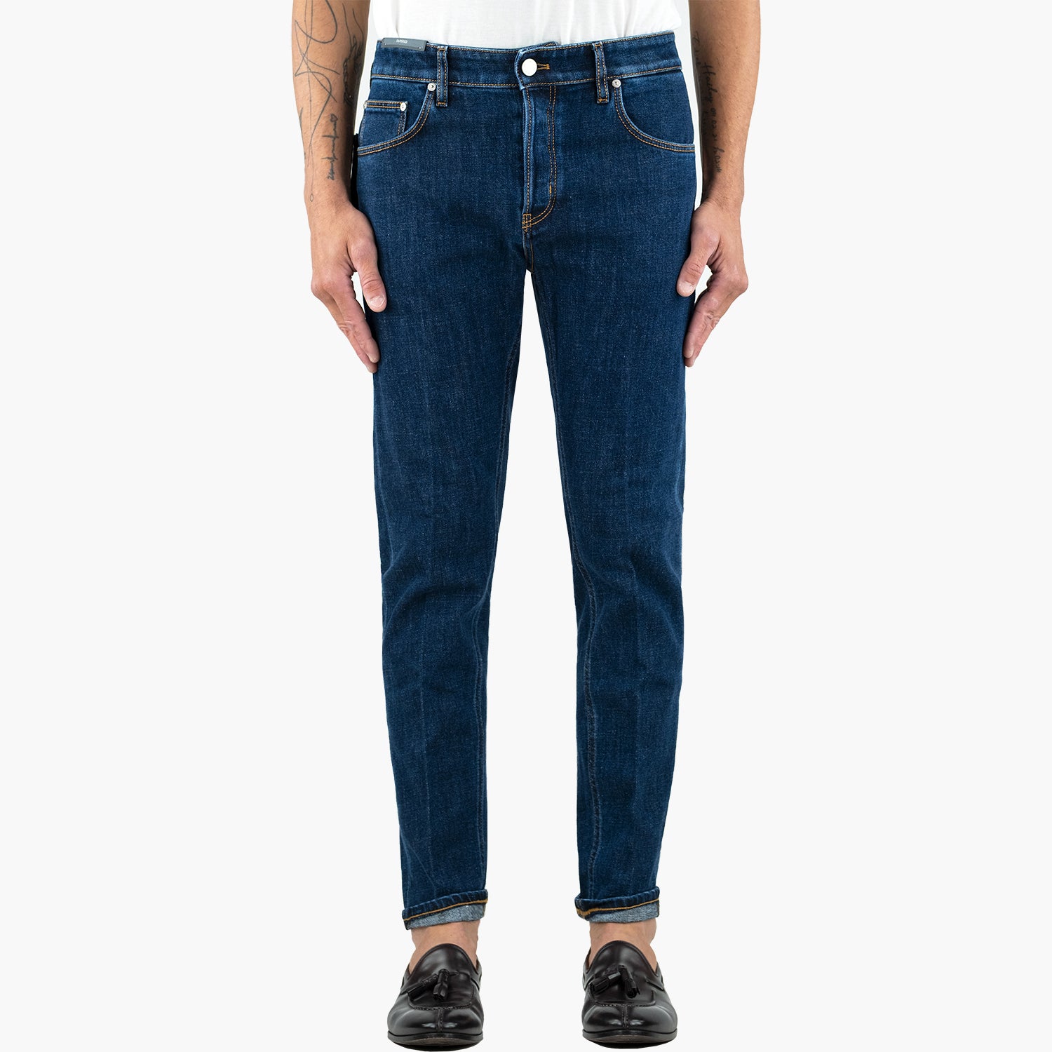 Jeans PT Torino Denim Reggae Art. TX1610 Col. SK42 Stretch Lavaggio Scuro